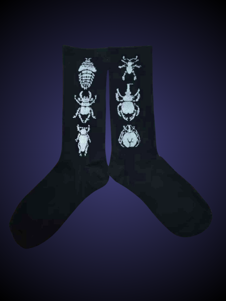 BEETLE // REFLECTIVE CREW SOCKS